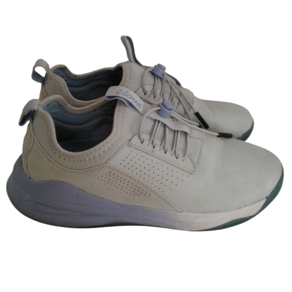Clove Classic Nursing Shoes Gray Lilac Size 8 Slip-Resistant Lightweight Sneaker